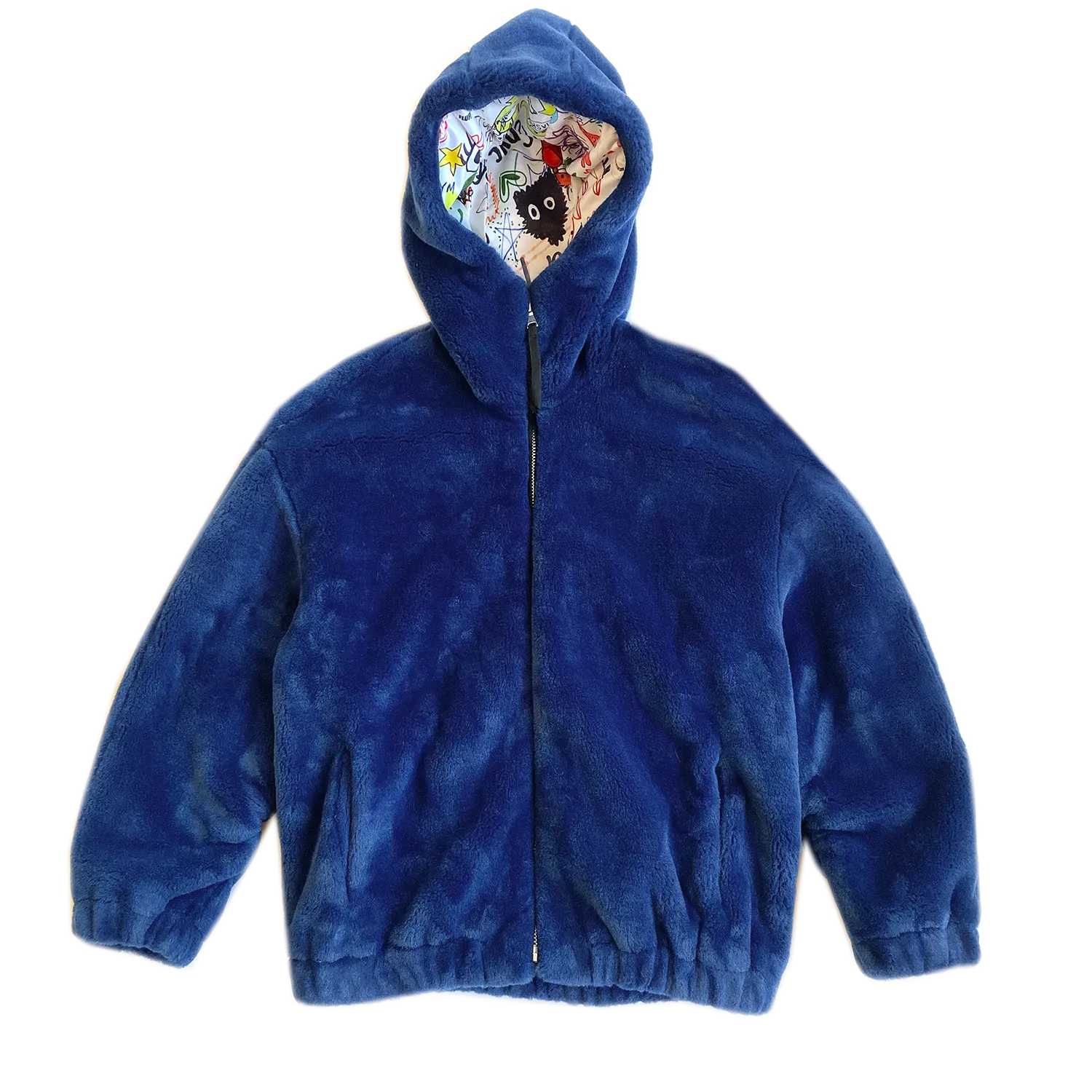 BIOFUR™ Zip Front "Ski" Jacket - Marine Blue