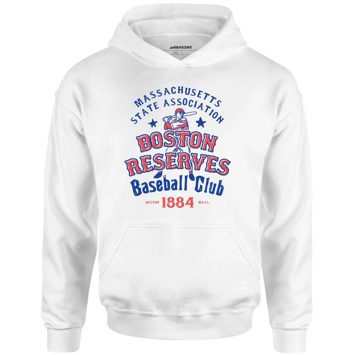 Boston Reserves - Massachusetts - Vintage Defunct Baseball Teams - Unisex Hoodie