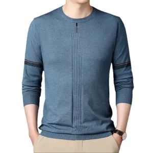 Fashion Casual Long-sleeved Knitted Slim Sweater Pullover