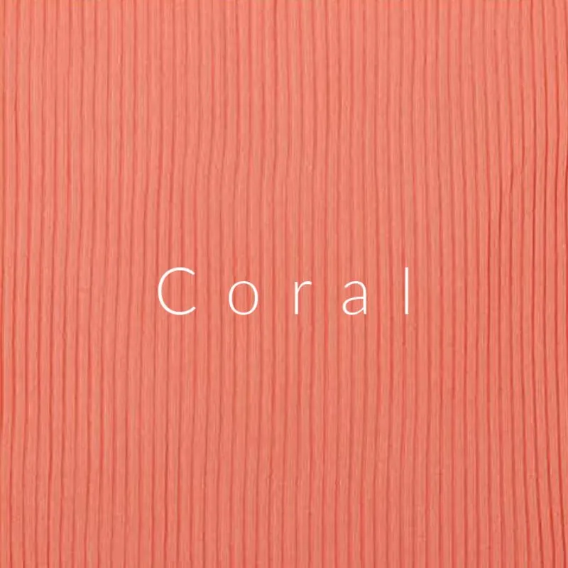 Heavy Rib 4x4 - Coral