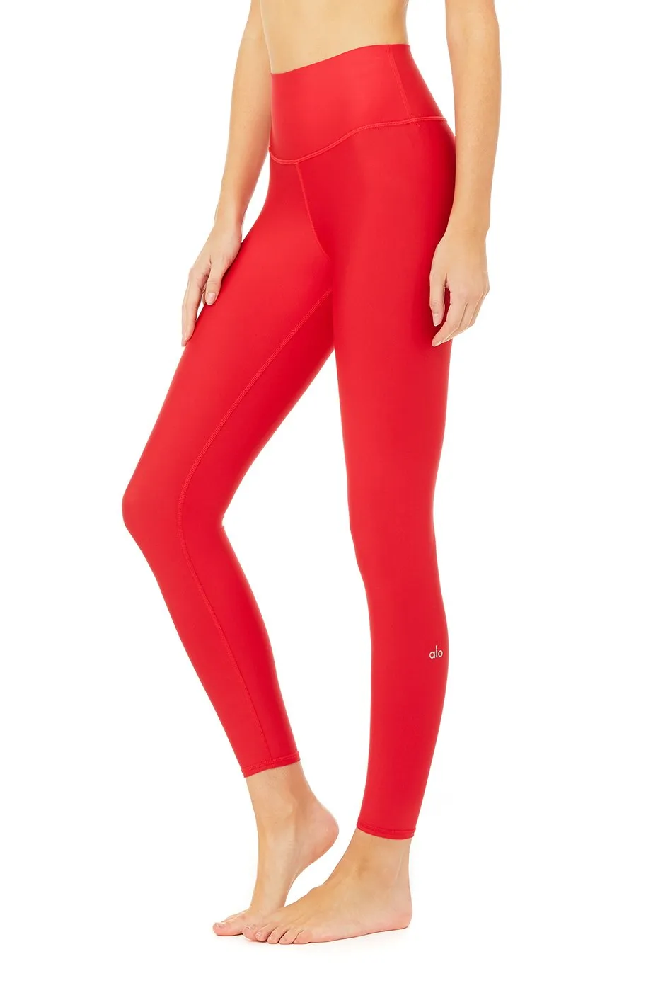 High-Waist Airlift Legging - Scarlet
