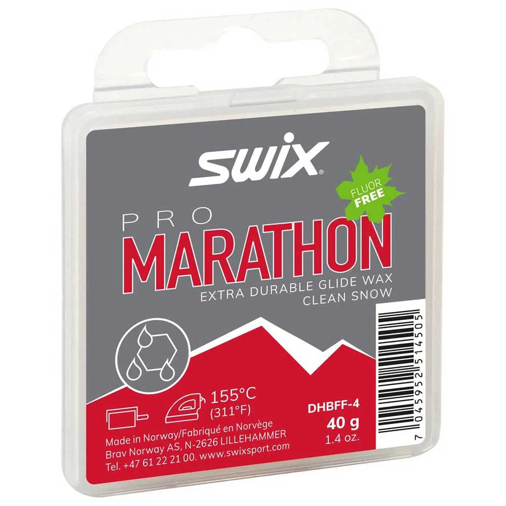 Swix DHBFF-4 Glide Wax - Marathon Black 40g