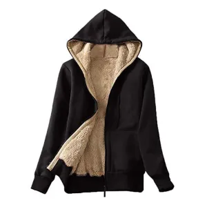 Women's Hooded Long Sleeve Solid Color Hoodie Sweaters